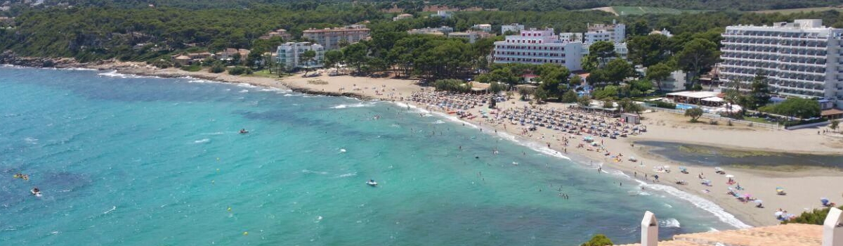 Der Strand Cala Canyamel  