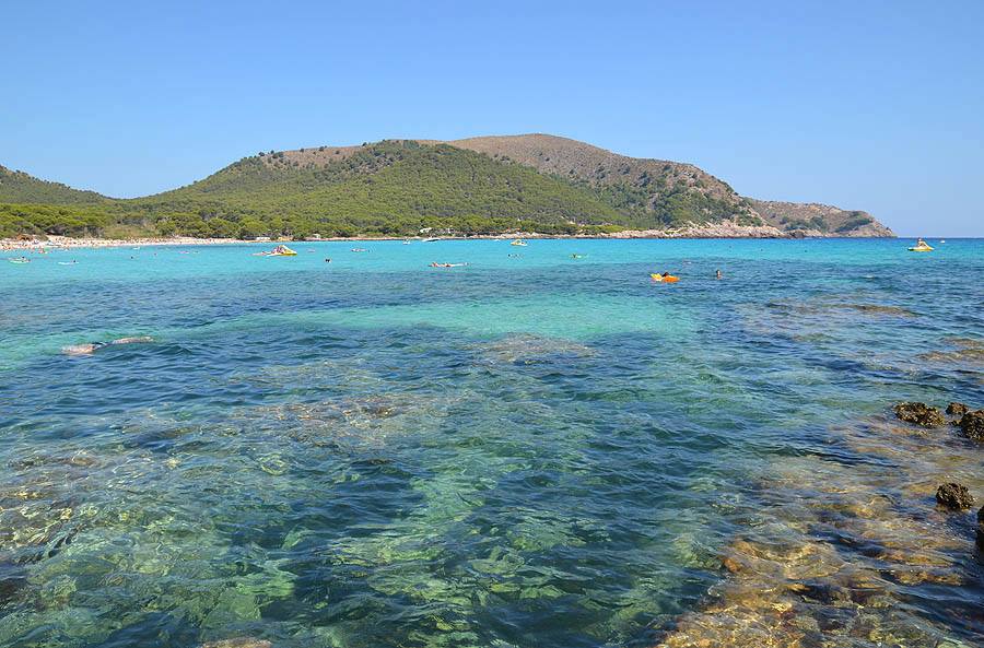 Der Strand von Cala Agulla 2